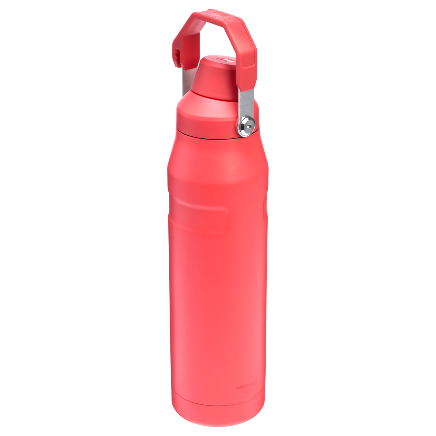 Stanley 36 OZ IceFlow Aerolight Fast Flow Water Bottle In Hot Coral Red
