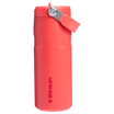 Stanley 16 Oz IceFlow Aerolight Water Bottle Flip Straw In Chili Red