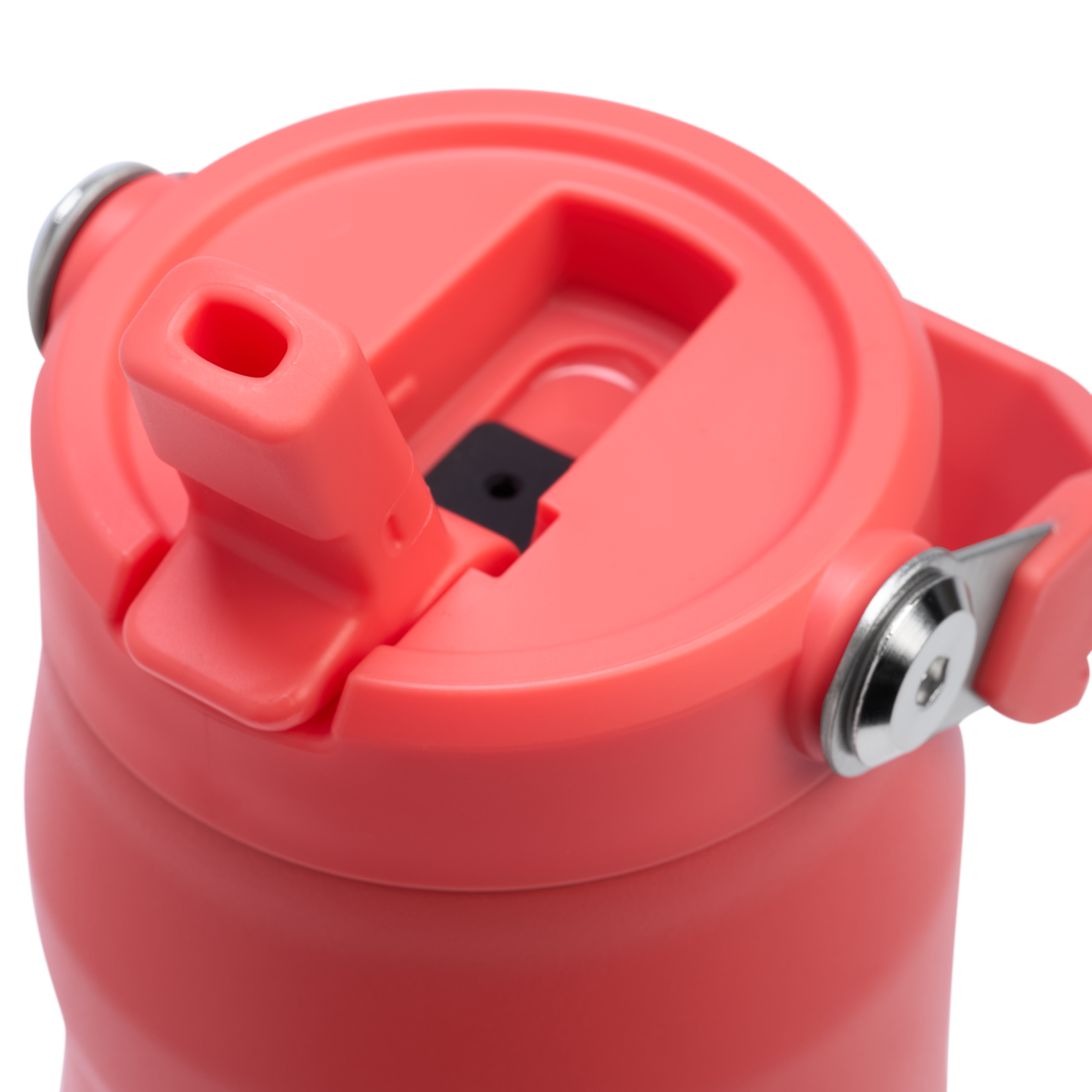 Stanley 24 oz IceFlow Aerolight Water Bottle WIth A Flip Straw In Hot Coral Red