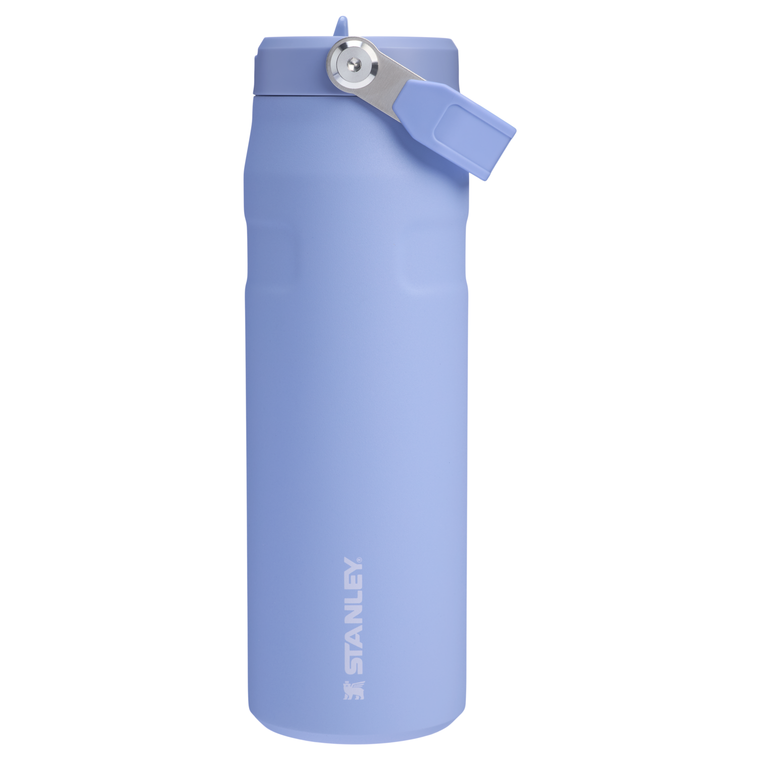 Gourde Stanley IceFlow Flip Straw 2.0 – 1,9 L (64 Oz) – Bec Verseur Flip, Isolation Double Paroi – Acier Inoxydable Azur
