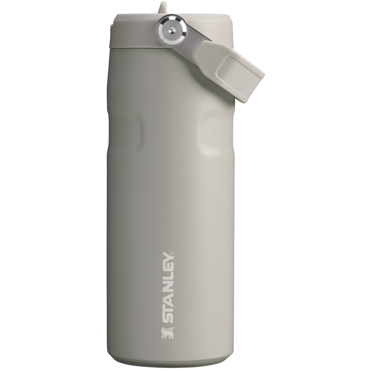 Stanley 1913 The IceFlow™ Bottle with Flip Straw Lid 16 OZ in Ash | Front View