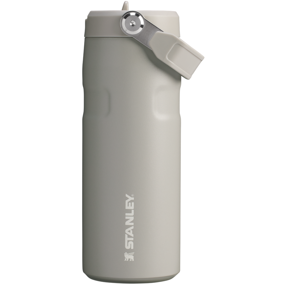 Stanley 1913 The IceFlow™ Bottle with Flip Straw Lid 16 OZ in Ash | Front View