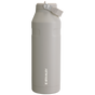 Stanley IceFlow Aerolight stainless steel water bottle in Ash with Flip Straw