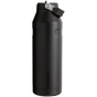 Stanley IceFlow Aerolight stainless steel water bottle in Black with Flip Straw