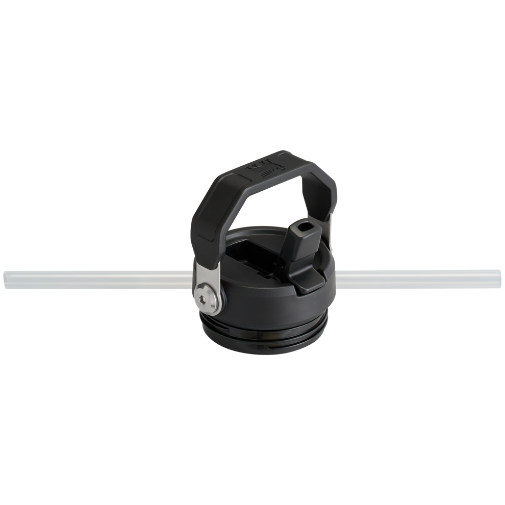 Stanley IceFlow Aerolight stainless steel water bottle in Black with Flip Straw