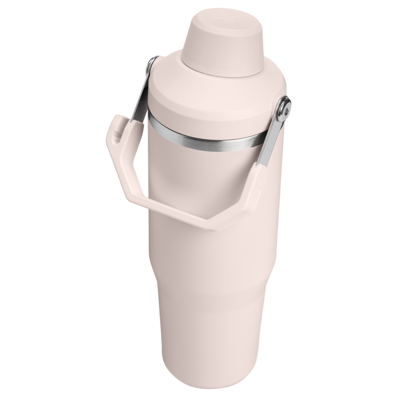 Stanley 1913 The IceFlow™ Tumbler with Fast Flow Lid 30 OZ in Rose Quartz | Back View