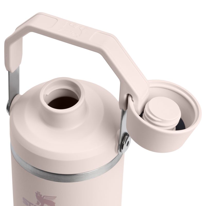 Stanley 1913 The IceFlow™ Tumbler with Fast Flow Lid 30 OZ in Rose Quartz | Lid Detailed View