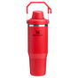 Stanley 30 OZ IceFlow Fast Flow Tumbler In Chili Red