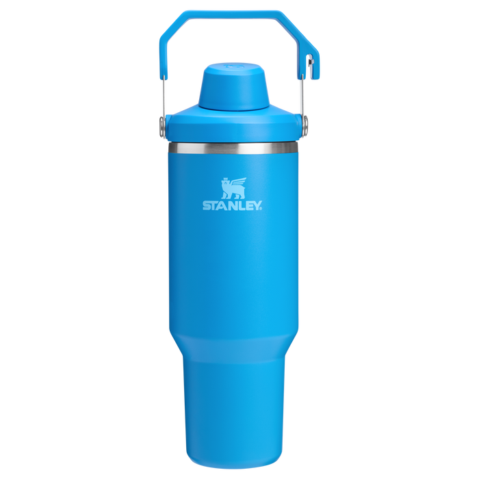 Stanley 40 OZ Ice Flow Fast Flow Insulated Tumbler In Azure Blue