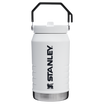 Stanley 64 OZ IceFlow Flip Straw Insulated Water Jug In Chalk White
