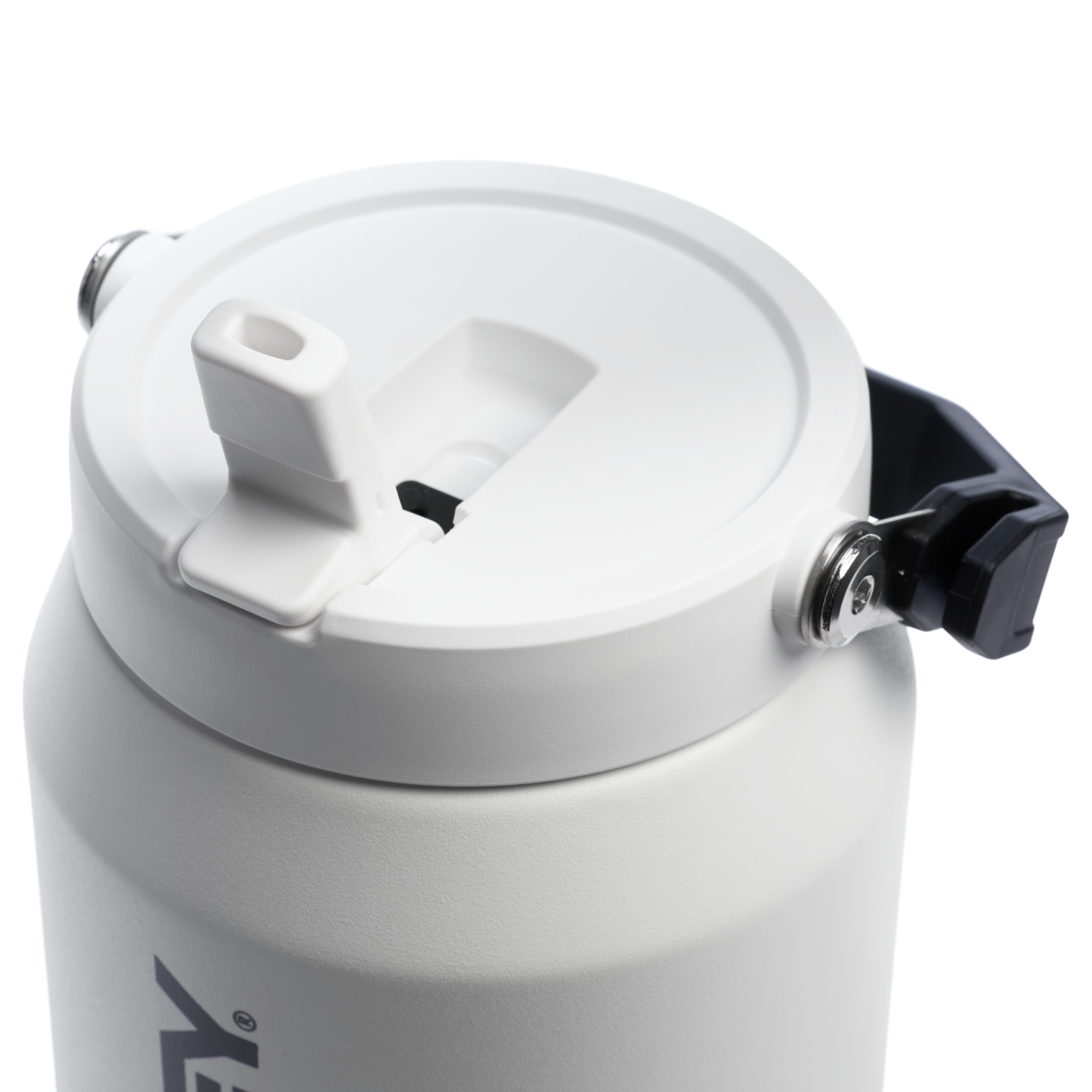 Stanley 64 OZ IceFlow Flip Straw Water Jug In Chalk White