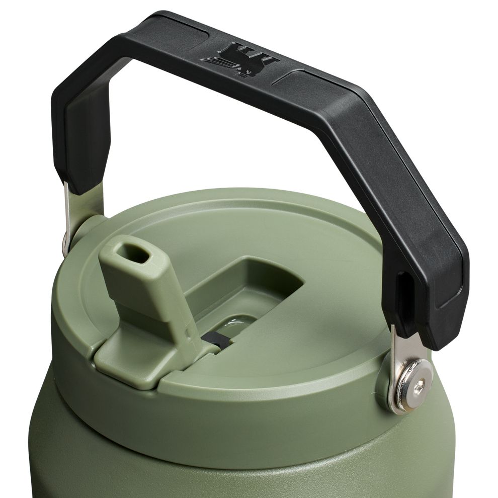Stanley 64 OZ IceFlow Flip Straw Water Jug In Dried Pine Green