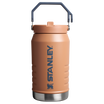 Stanley 64 OZ IceFlow Flip Straw Water Jug In Toast Tan
