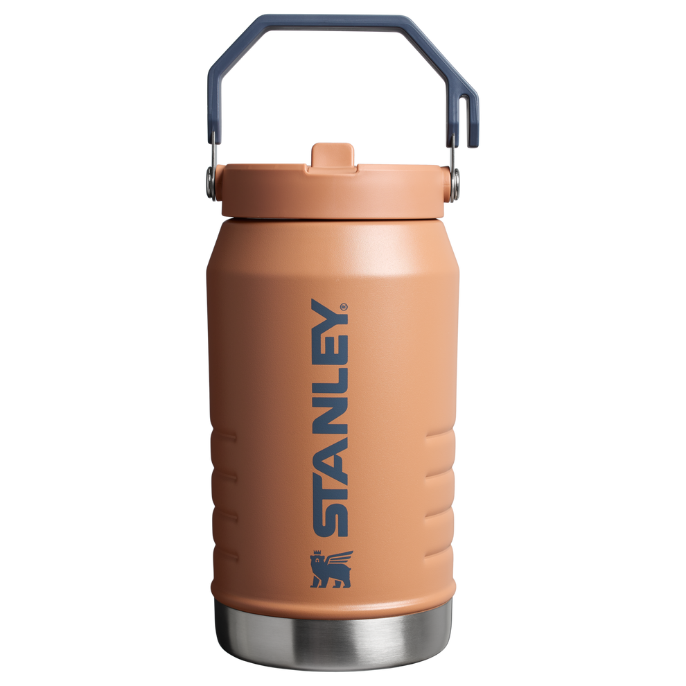 Stanley 64 OZ IceFlow Flip Straw Water Jug In Toast Brown