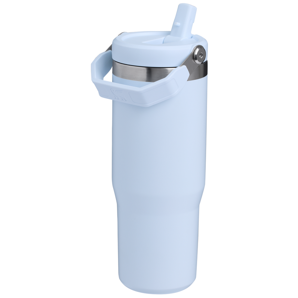 Stanley The IceFlow FlipStraw Water Bottle 30OZ in Glacier Blue