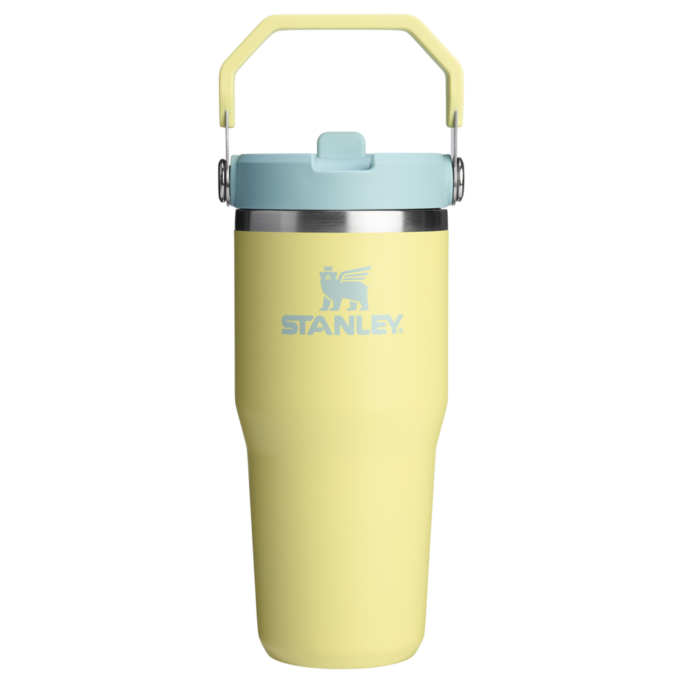 Stanley 14 OZ Ice Flow Flip Straw Insulated Tumbler In Pomelo Yellow