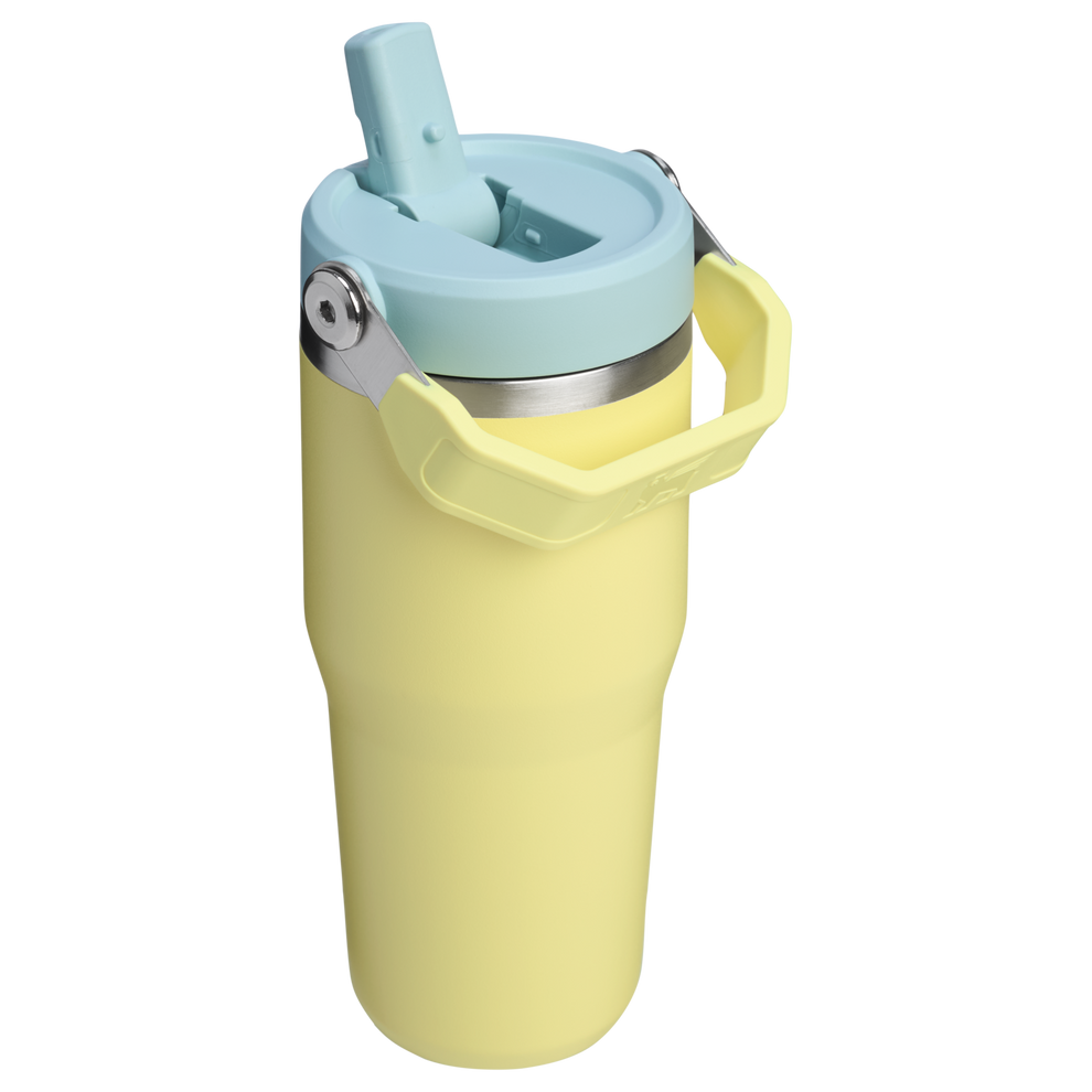 Stanley 14 OZ Ice Flow Flip Straw Insulated Tumbler In Pomelo Yellow