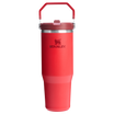 Stanley 30 OZ IceFlow Flip Straw Insulated Tumbler In Chili Red