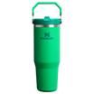 Stanley 30 OZ IceFlow Flip Straw Insulated Tumbler In Meadow Green