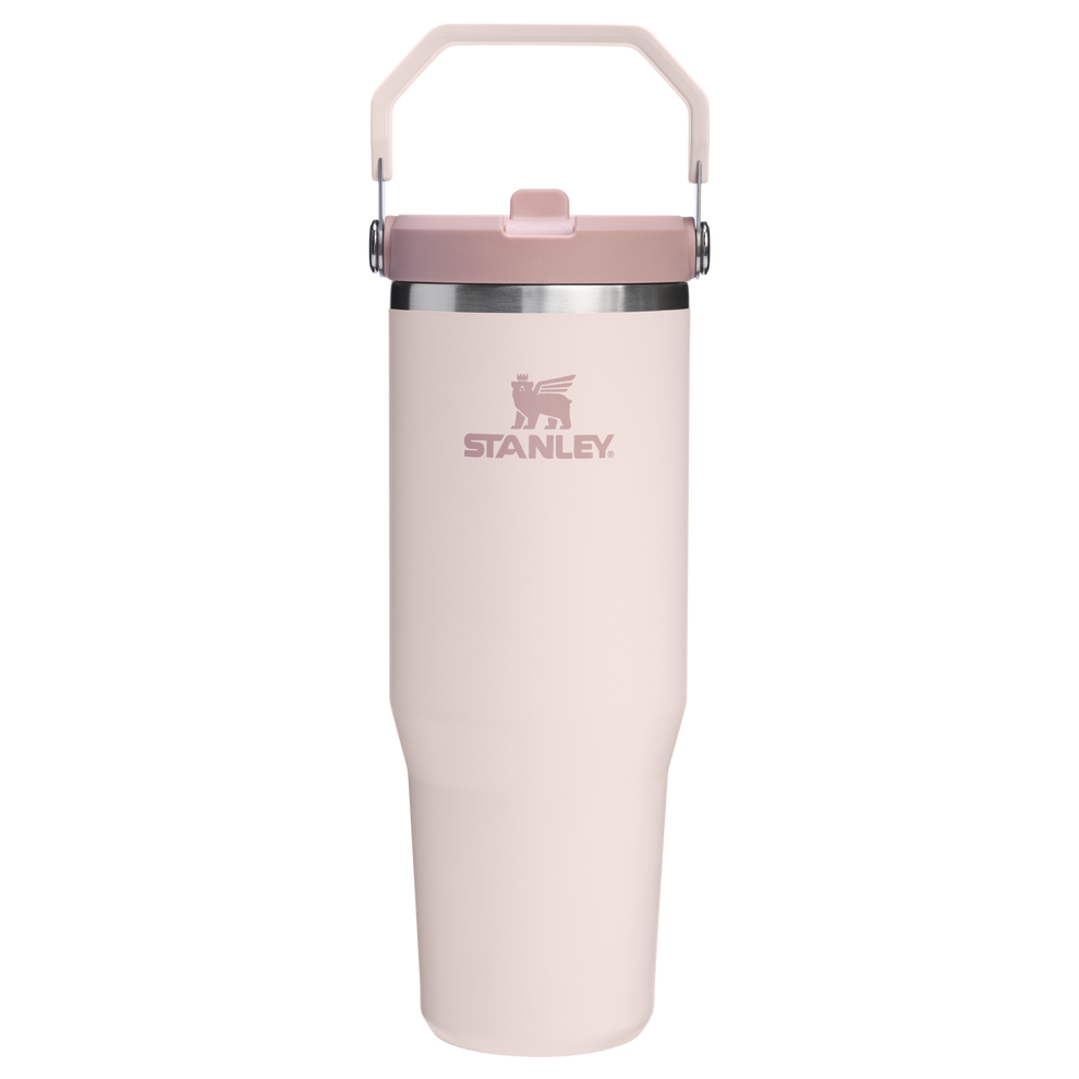 Stanley 30 OZ IceFlow Flip Straw Tumbler In Rose Quartz Pink