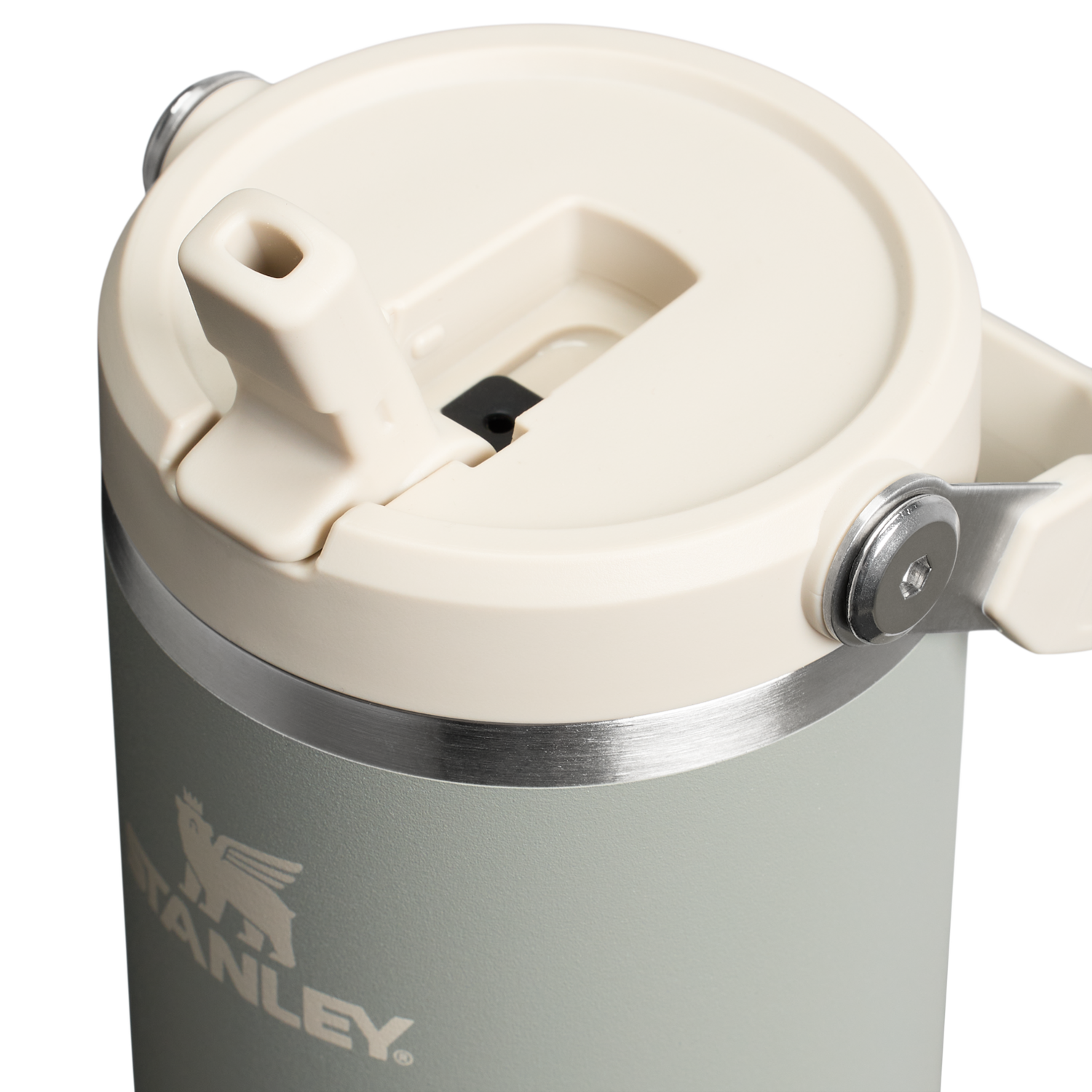 Stanley 1913 The IceFlow™ Flip Straw Tumbler 30 OZ in Sage Grey | View 2