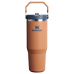 Stanley 30 OZ Ice Flow Flip Straw Insulated Tumbler In Toast Tan