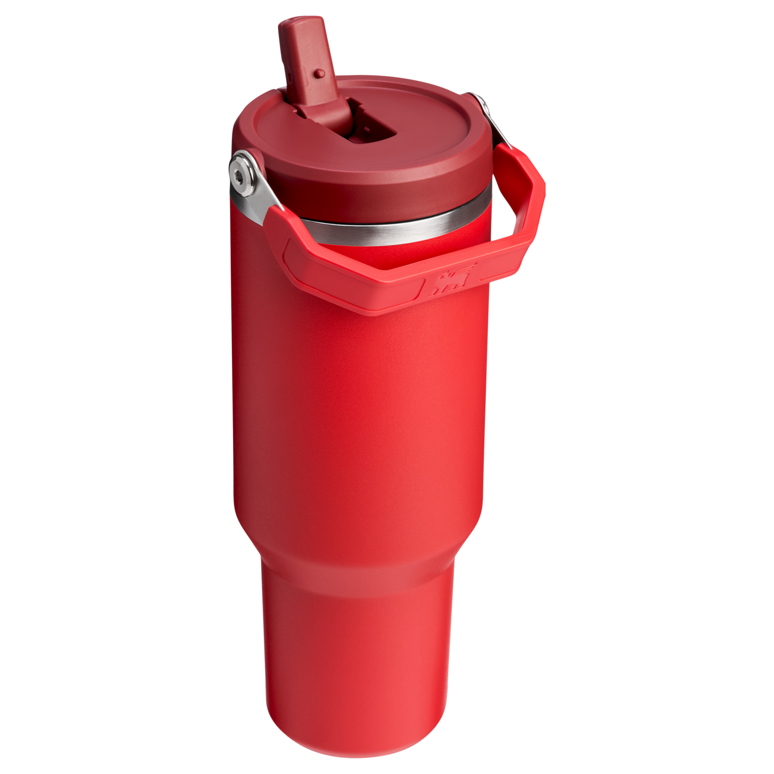 Stanley 40 OZ Ice Flow Flip Straw Insulated Tumbler In Chili Red