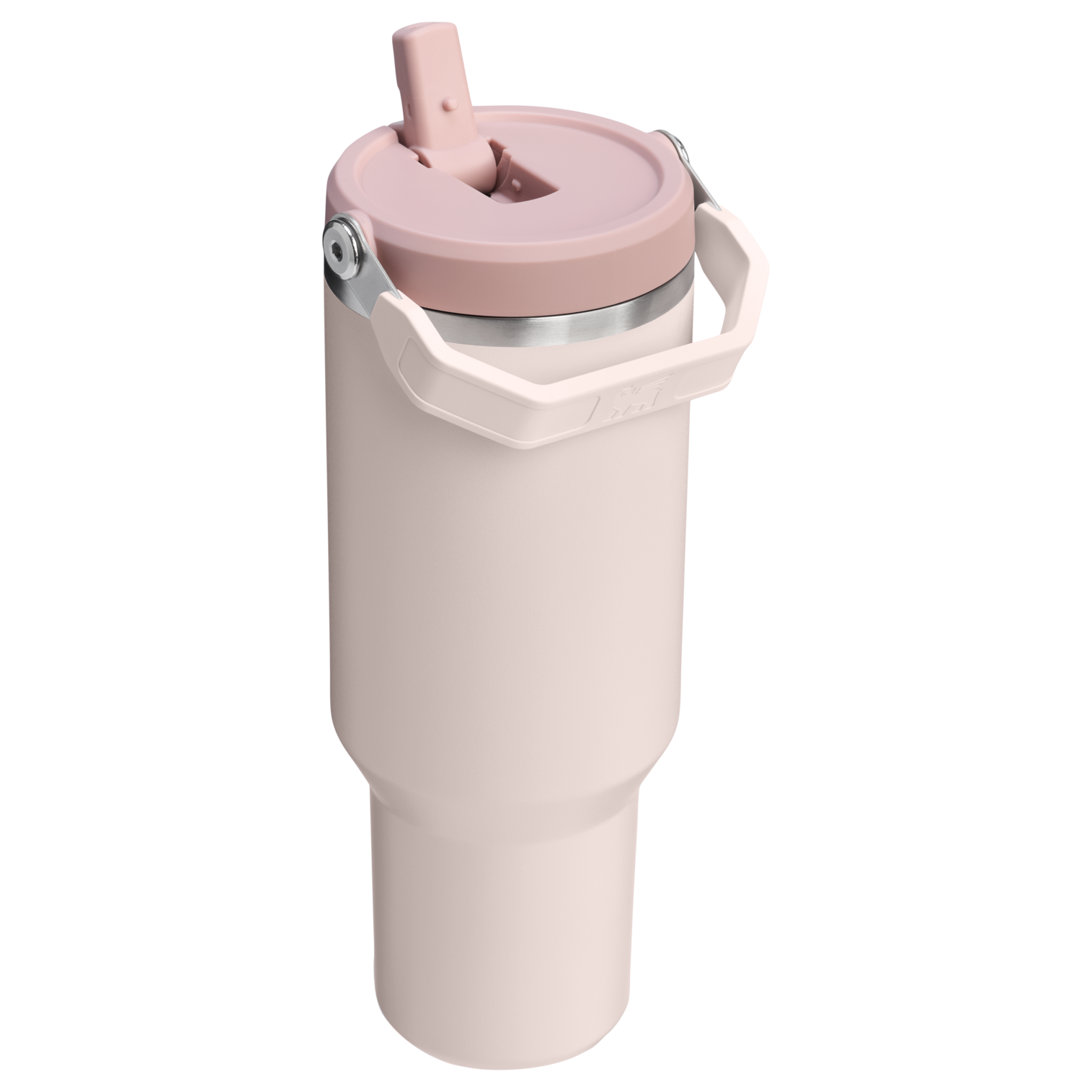 Stanley 40 OZ Ice Flow Flip Straw Insulated Tumbler In Rose Quartz Pink