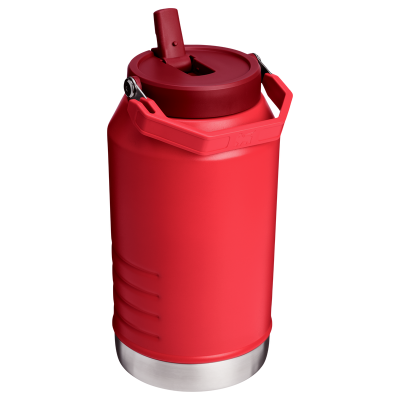 Stanley 1913 The IceFlow™ Flip Straw Jug 96 OZ in Chili Red | Back View