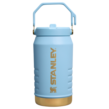 Stanley x Messi 64 OZ IceFlow Flip Straw Water Jug in Striker Blue