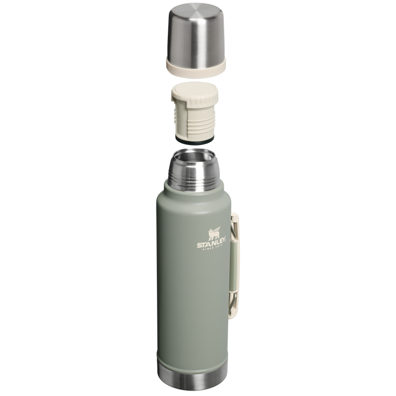Stanley 1913 Classic Legendary Bottle 1.5 QT in Sage Grey | Cross Section View