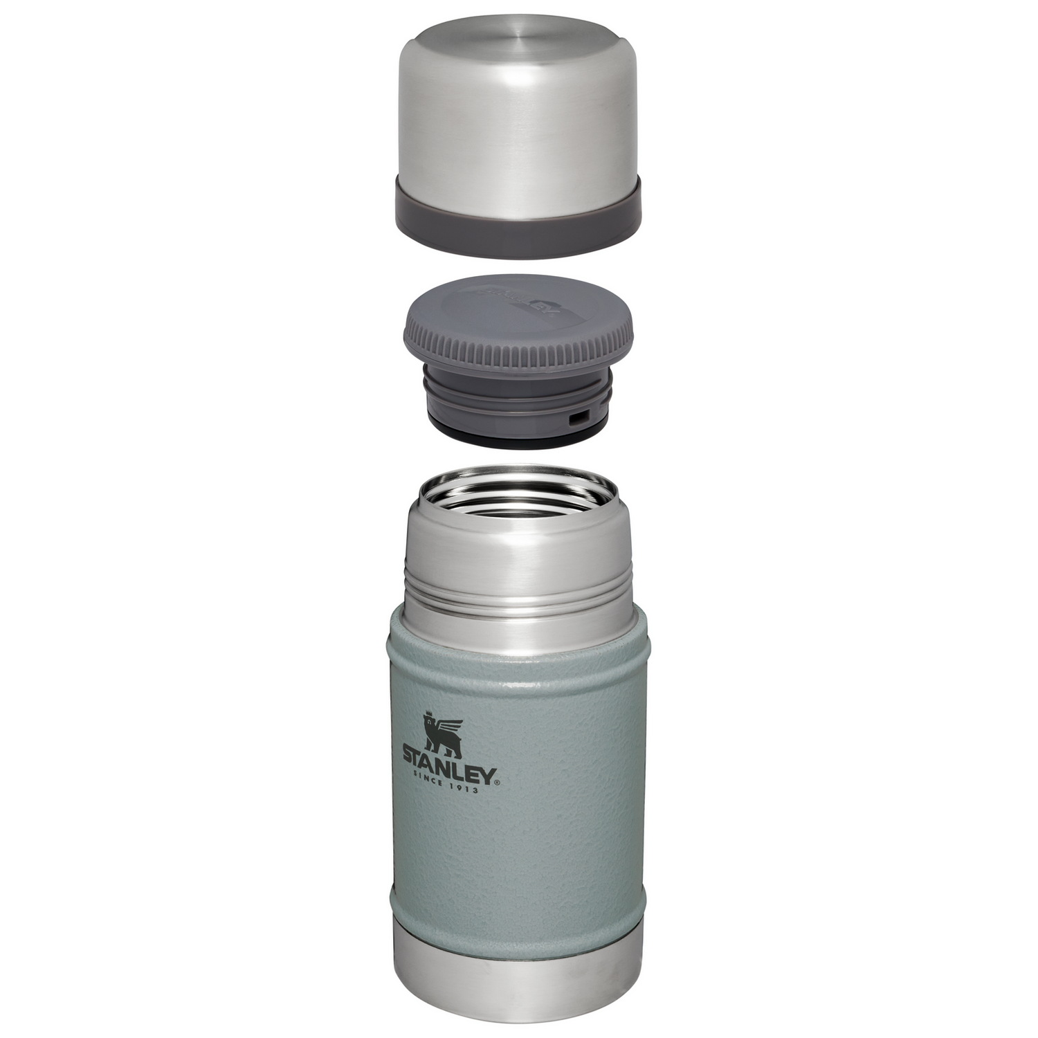 Stanley 1913 Classic Legendary Food Jar 24 OZ in Hammertone Silver | View 2