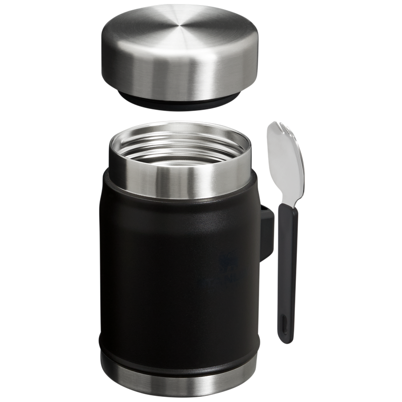 Stanley 1913 Classic Legendary Food Jar + Spork 14 OZ in Black 2.0 | Back View