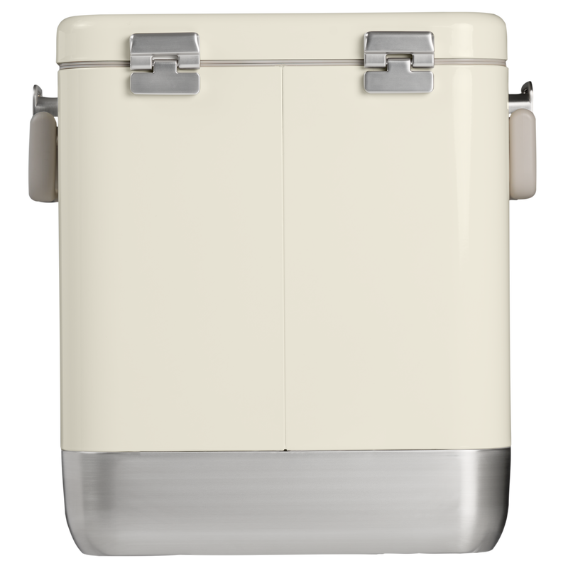 Stanley 1913 The Lifted Spirits™ Steel Cooler 26 QT in Cream Gloss | Back View