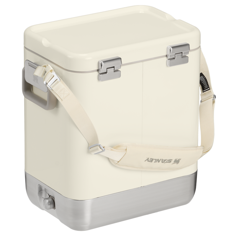 Stanley 1913 The Lifted Spirits™ Steel Cooler 26 QT in Cream Gloss | Back View