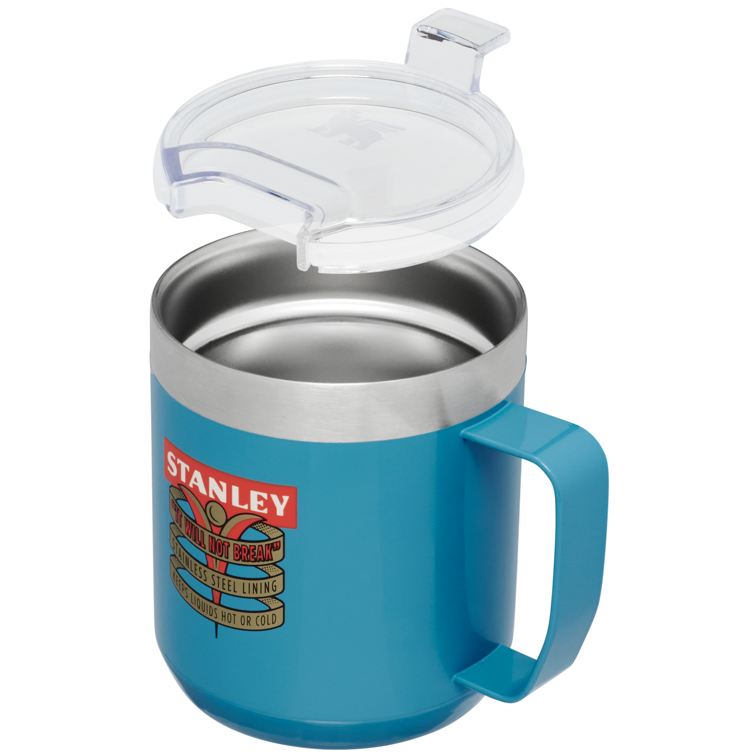Stanley 12 OZ Insulated Camp Mug In 1940 Topaz Ble From The Milestones Collection