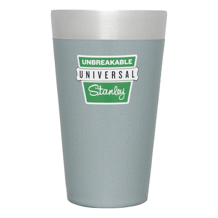 Stanley 16 OZ Stacking Beer Pint In 1960 Hammertone Silver From The Milestones Collection