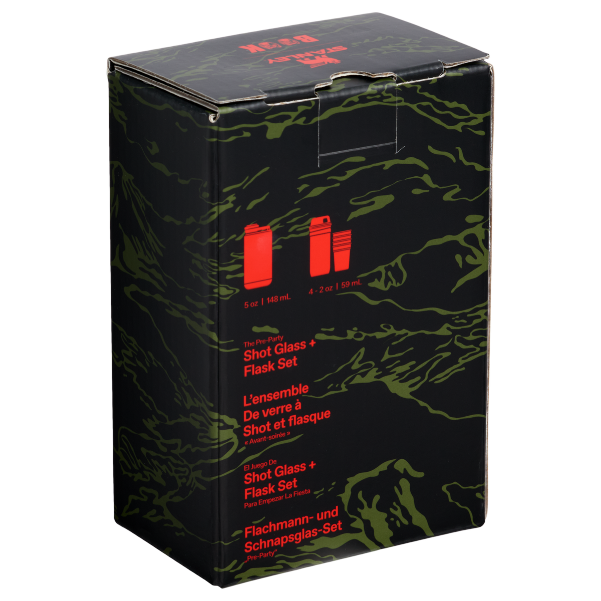Stanley 1913 Stanley 1913 x Devin Booker Pre-Party Flask + Shot Glass Set in Devin Booker Hidden In Plain Sight | Back View