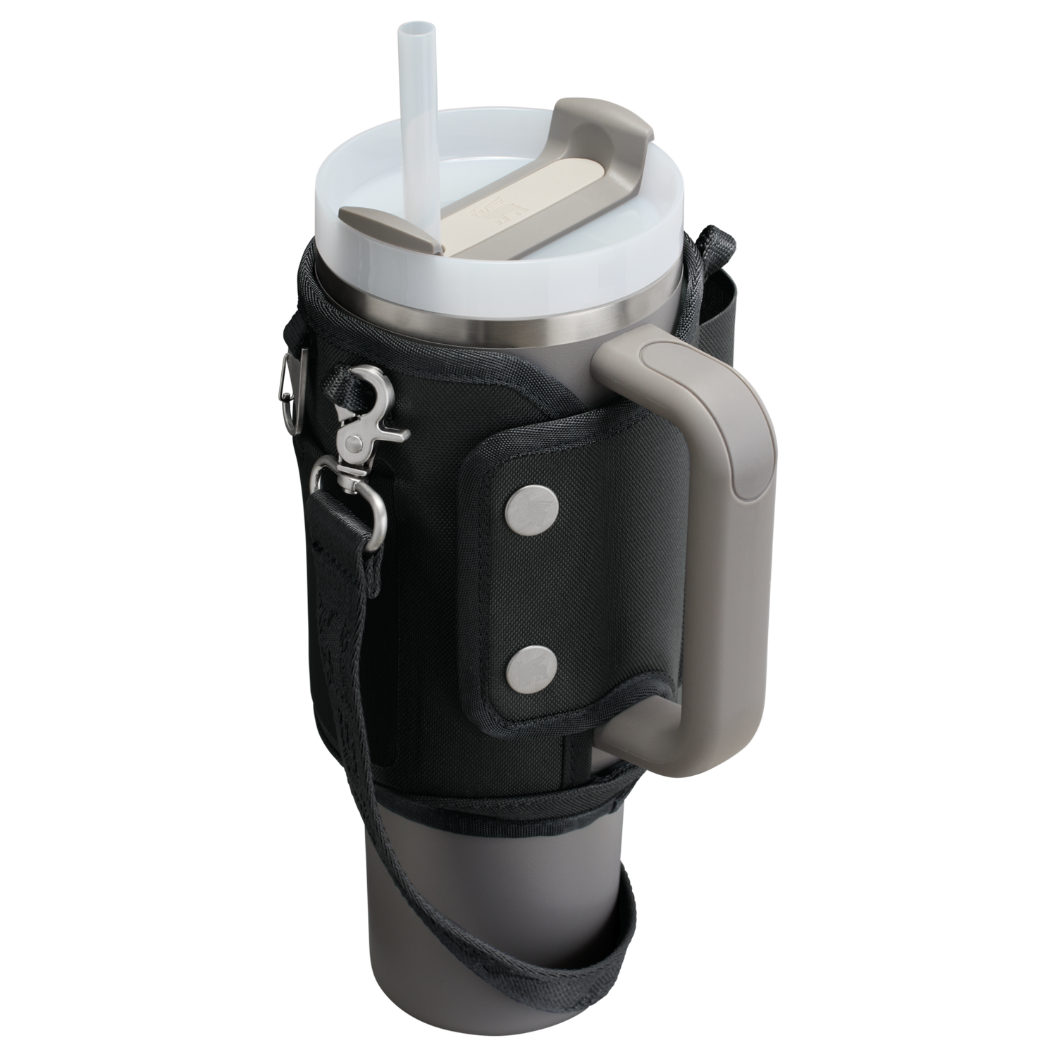 Stanley 1913 The All Day 40 OZ Quencher Carry-All in Black | View 4