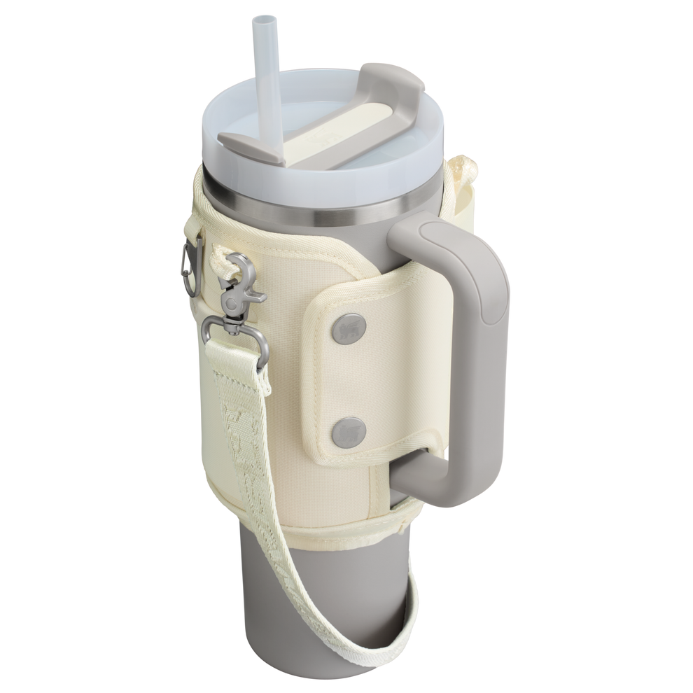 Stanley Carry-All 40 oz Quencher with Detachable Crossbody Straps in Cream