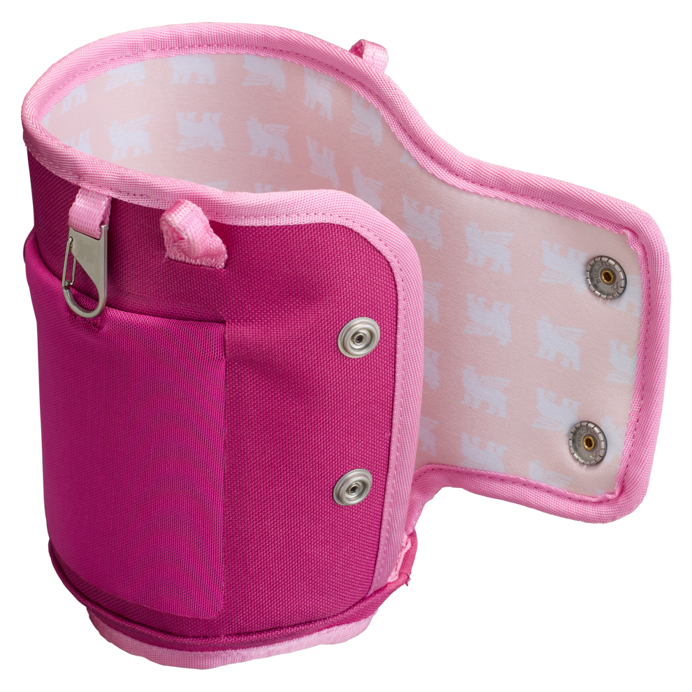 Stanley Carry-All 40 oz Quencher with Detachable Crossbody Straps in Fuchsia
