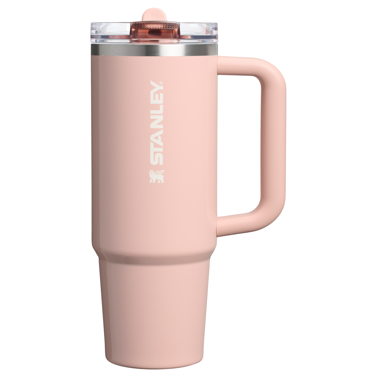 Stanley 30 OZ Quencher Flip Straw ProTour Stainless Steel Tumbler In Peach Whip Pink From The Oasis Collection