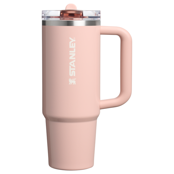 Stanley 30 OZ Quencher Flip Straw ProTour Stainless Steel Tumbler In Peach Whip Pink From The Oasis Collection