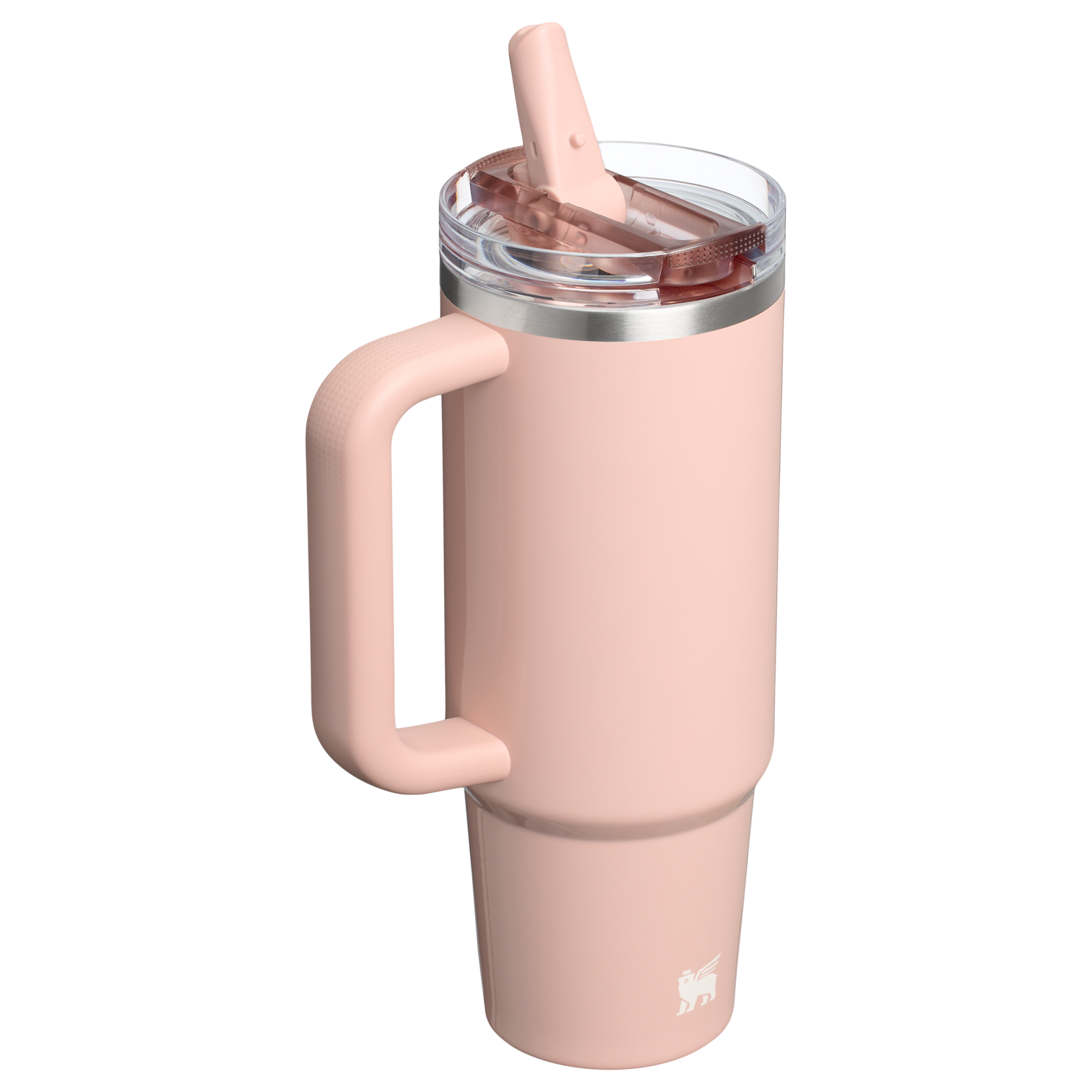 Stanley 30 OZ Quencher Flip Straw ProTour Stainless Steel Tumbler In Peach Whip Pink From The Oasis Collection