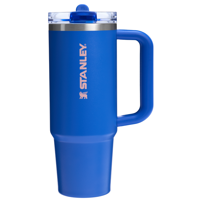 Stanley 30 OZ Quencher Flip Straw ProTour Stainless Steel Tumbler In Royal Blue From The Oasis Collection