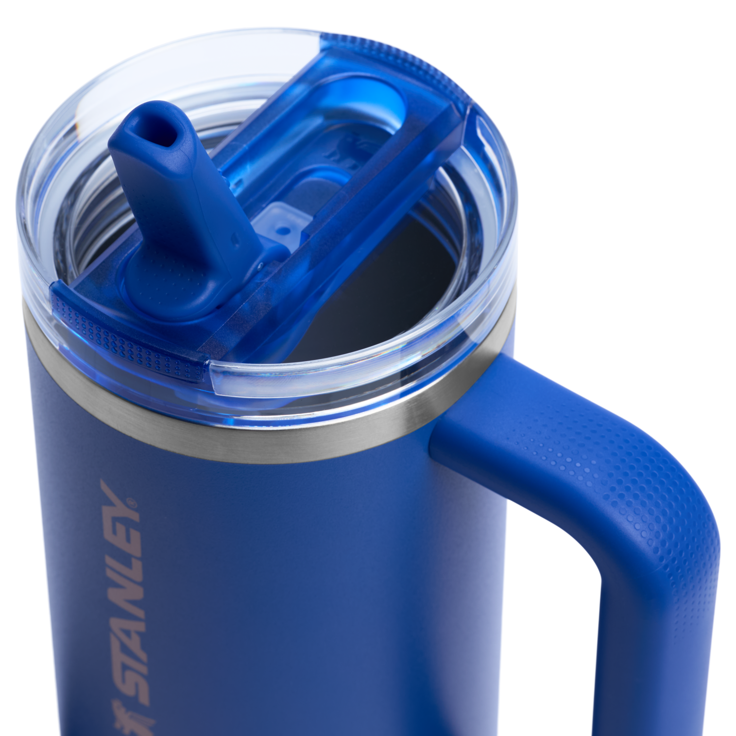 Stanley 30 OZ Quencher Flip Straw ProTour Stainless Steel Tumbler In Royal Blue From The Oasis Collection