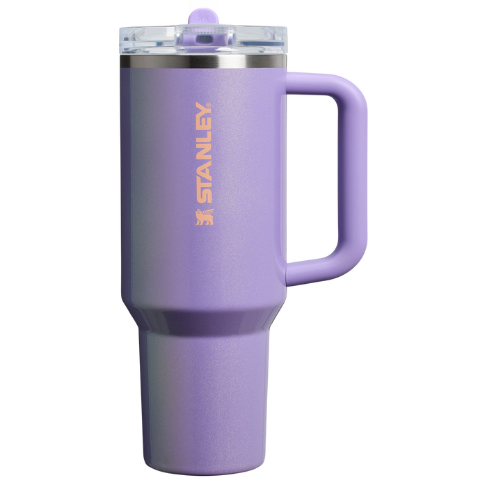 The Stanley Quencher Flipstraw ProTour Tumbler 40OZ Cup In Periwinkle Shimmer Purple