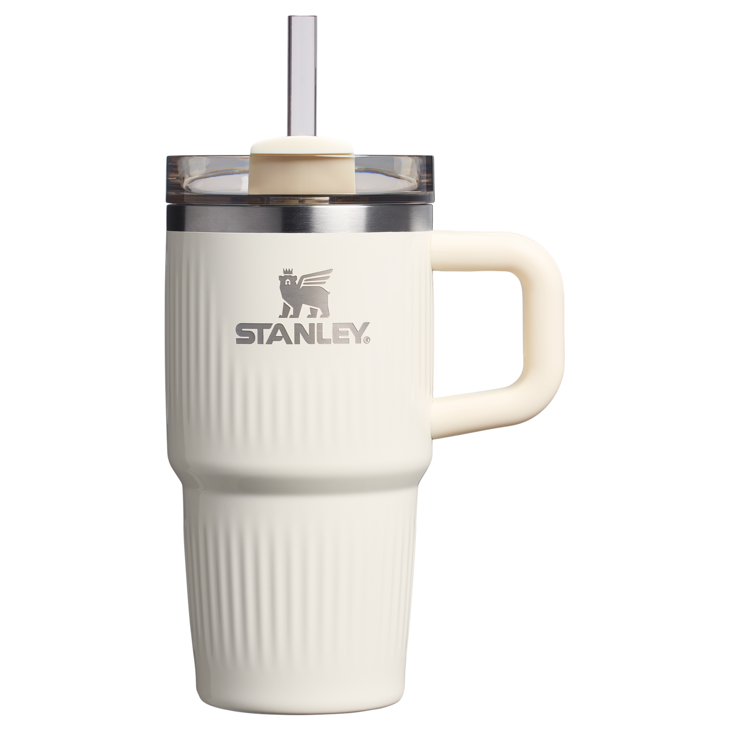Stanley 1913 The Quencher® H2.0 Fluted Tumbler with Handle 20 OZ in Cream Gloss | View 1