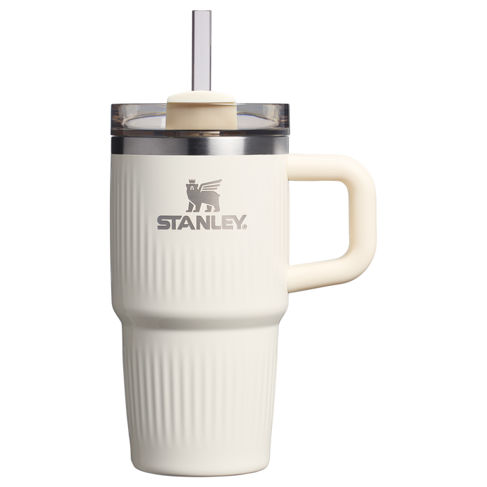 Stanley 20 OZ Quencher Fluted Insulate Tumbler In Cream White