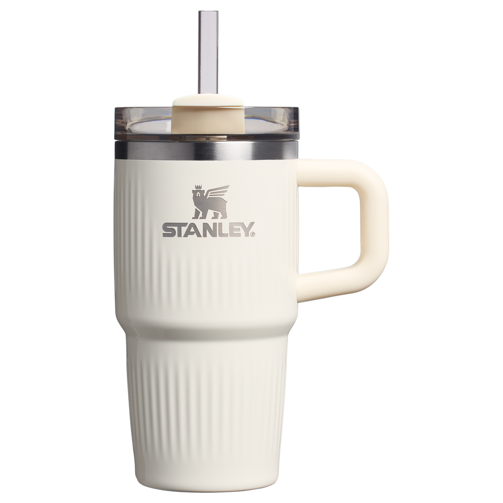 Stanley 1913 The Quencher® H2.0 Fluted Tumbler with Handle 20 OZ in Cream Gloss